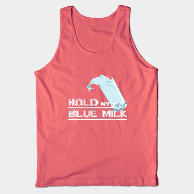 Blue Milk Tank Top by hoogiesart